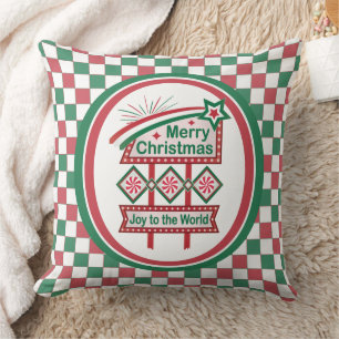 Merry Christmas Retro Marquee - Plezier voor de We Kussen