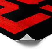 Merry Christmas Retro Xmas December Holiday Men Wo Poster (Hoek)