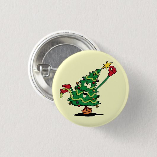 Merry Christmas - Ronde Button 3,2 Cm (Voorkant /achterkant)
