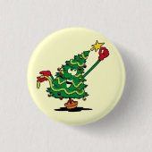 Merry Christmas - Ronde Button 3,2 Cm (Voorkant)