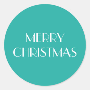 MERRY CHRISTMAS! RONDE STICKER