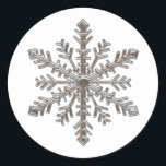 MERRY CHRISTMAS RONDE STICKER<br><div class="desc">VROLIJK KERSTMIS Classic Ronde Sticker.</div>