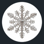 MERRY CHRISTMAS RONDE STICKER<br><div class="desc">VROLIJK KERSTMIS Classic Ronde Sticker.</div>