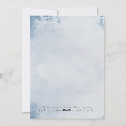 Merry Christmas Round Custom Photos Feestdagenkaart (Achterkant)