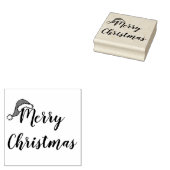 "Merry Christmas" Rubber Stamp Rubberstempel (Gestempeld)