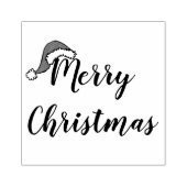 "Merry Christmas" Rubber Stamp Rubberstempel (Afrduk)