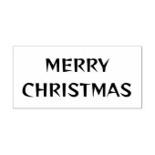MERRY CHRISTMAS Rubber Stempel (Afrduk)