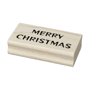 MERRY CHRISTMAS Rubber Stempel
