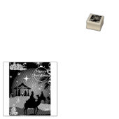 Merry Christmas Rubberstempel (Gestempeld)