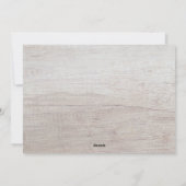 Merry Christmas Rustic Roos Gold Script Foto Feestdagenkaart (Achterkant)