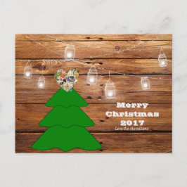 Merry Christmas Rustic Texas Briefkaart