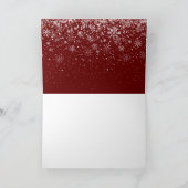 Merry Christmas  rustieke hout foto Feestdagen Kaart (Binnen)