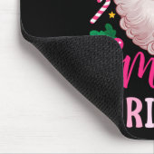 Merry Christmas Santa Claus Black Afro African Ame Muismat (Hoek)