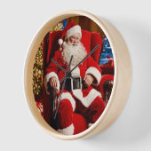 Merry Christmas Santa Claus Clock (Hoek)