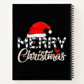 Merry Christmas Santa Claus Funny Family Notitieboek (Achterkant)
