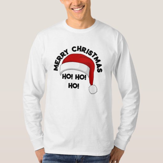 Merry Christmas Santa Claus T-Shirt (Voorkant)