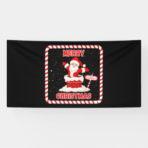 Merry Christmas Santa Collectie 4x8 Vinyl Banner