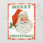  Merry Christmas Santa Custom Familie Foto Briefkaart (Voorkant)