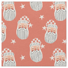 Merry Christmas - Santa Face nursery winter Star