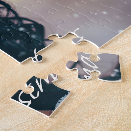 Merry Christmas - Santa Girl -  Legpuzzel (Zijkant)