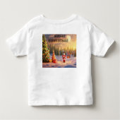 Merry Christmas Santa Graphic T-shirt – Verspreid (Achterkant)