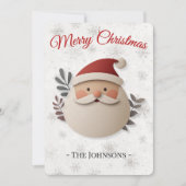 Merry Christmas Santa – Personalized Family  Kaart (Voorkant)