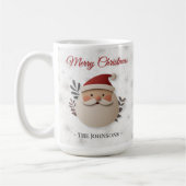 Merry Christmas Santa – Personalized Name Holiday Koffiemok (Links)