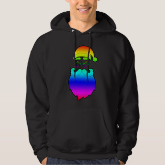 Merry Christmas Santa Rainbow Hoodie