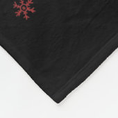 Merry Christmas Santa Snowman Reindeer Tis The Sea Fleece Deken (Hoek)