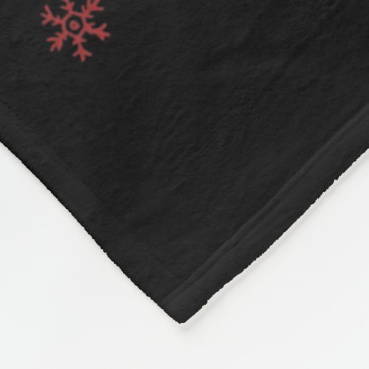 Merry Christmas Santa Snowman Reindeer Tis The Sea Fleece Deken (Hoek)