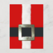Merry Christmas Santa Suit Briefkaart (Voorkant)