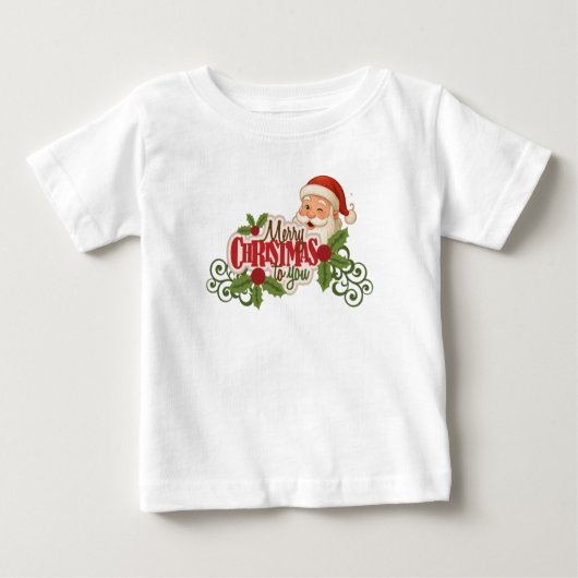 Merry Christmas Santa T-shirt (Voorkant)