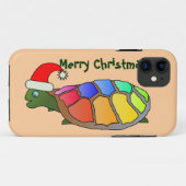 "MERRY CHRISTMAS" SANTA TURTLE Case-Mate iPhone CASE (Achterkant (horizontaal))