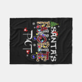 Merry Christmas Santa's Favorite Pct Patient Care  Fleece Deken (Voorkant (Horizontaal))