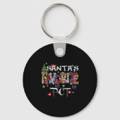 Merry Christmas Santa's Favorite Pct Patient Care  Sleutelhanger (Voorkant)