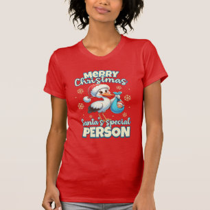Merry Christmas Santa's Special Person Schattige E T-shirt