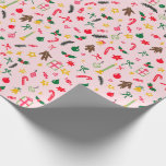 Merry Christmas Schattige Doodle Whimsical Pattern Cadeaupapier<br><div class="desc">Ik hoop dat je dit vakantieontwerp leuk vindt. Klik op "personaliseren" om de achtergrondkleuren te bewerken en te wijzigen. Bekijk mijn winkel voor meer overeenkomende items zoals wenskaarten, cadeau-labels, stickers, mokken, handdoeken, tissuepapier en andere vakantiepatronen. Bedankt om mee te winkelen! Als je iets op maat wilt, laat het me weten!...</div>