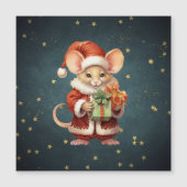 Merry Christmas Schattige Mouse (Voorkant)