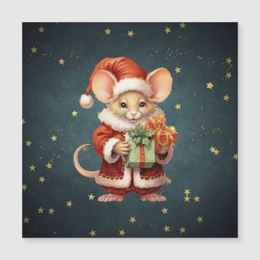 Merry Christmas Schattige Mouse (Voorkant)