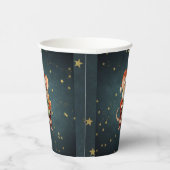 Merry Christmas Schattige Mouse Papieren Bekers (Rechts)