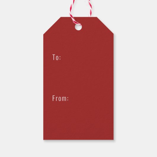 Merry Christmas Schattige Yorkshire Terrier Aangep Cadeaulabel (Achterkant)