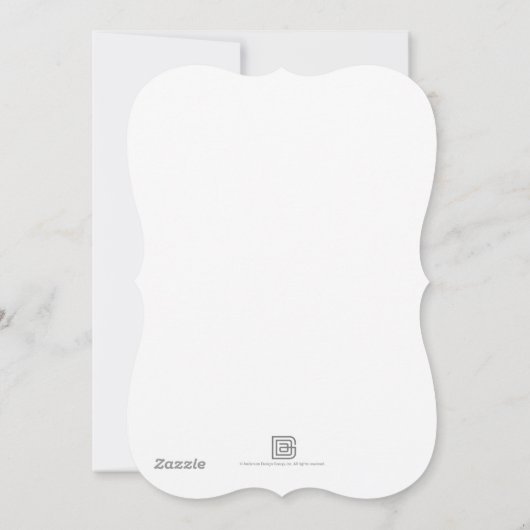 Merry Christmas Scottie Feestdagenkaart (Achterkant)