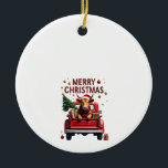 Merry Christmas Scottish Highland Cow Xmas Farm An Keramisch Ornament<br><div class="desc">Merry Christmas Scottish Highland Cow Xmas Farm Animal Lover T-Shirt_1 (3)</div>