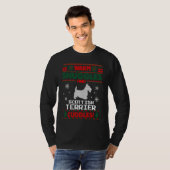 Merry Christmas Scottish Terrier Dog Ugly Christma T-shirt (Voorkant volledig)