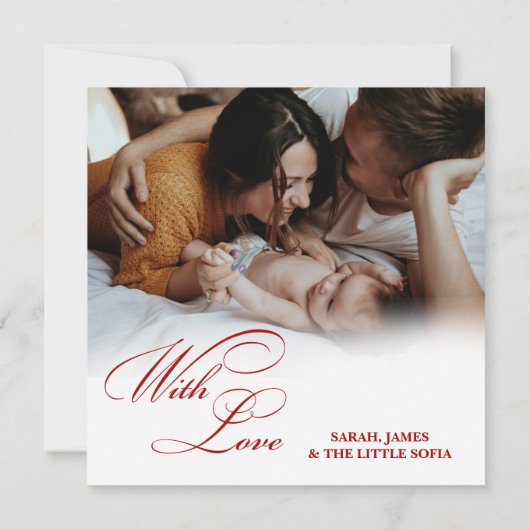 Merry Christmas Script 3 Collage Multi Photo Feestdagenkaart (Achterkant)