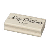 Merry Christmas Script Kalligrafie tekst Scrapbook Rubberstempel (Stempel)