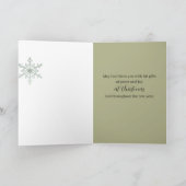 Merry Christmas Scripture James Winter Forest Kaart (Binnen)