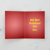 Merry Christmas Seal Wenskaart Sjabloon (Binnen)