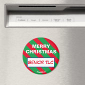 MERRY CHRISTMAS Senior TLC Magnet (Insitu (Vaatwasser))