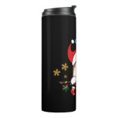 Merry Christmas Shelties Magnet Thermosbeker (Gedraaid links)